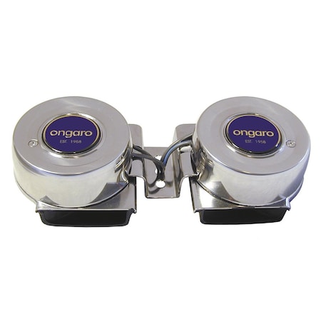 Schmitt & Ongaro Marine Schmitt &amp; Ongaro All-Stainless Mini Compact Twin Horn - 12V 10002